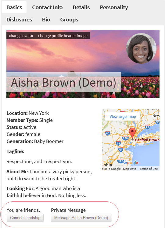sample profile